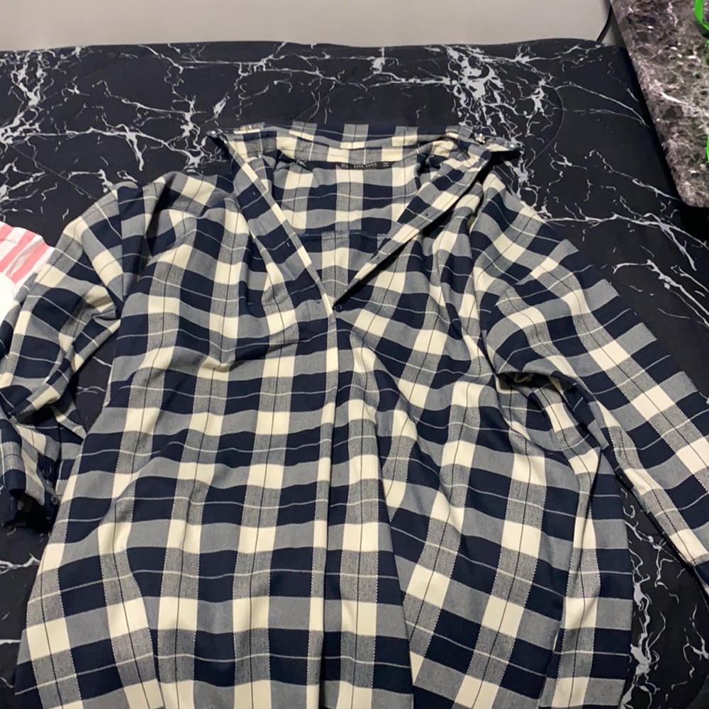 Zara flannel dress